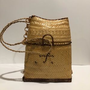 Authentic Philippines Handwoven Pasiking Backpack.